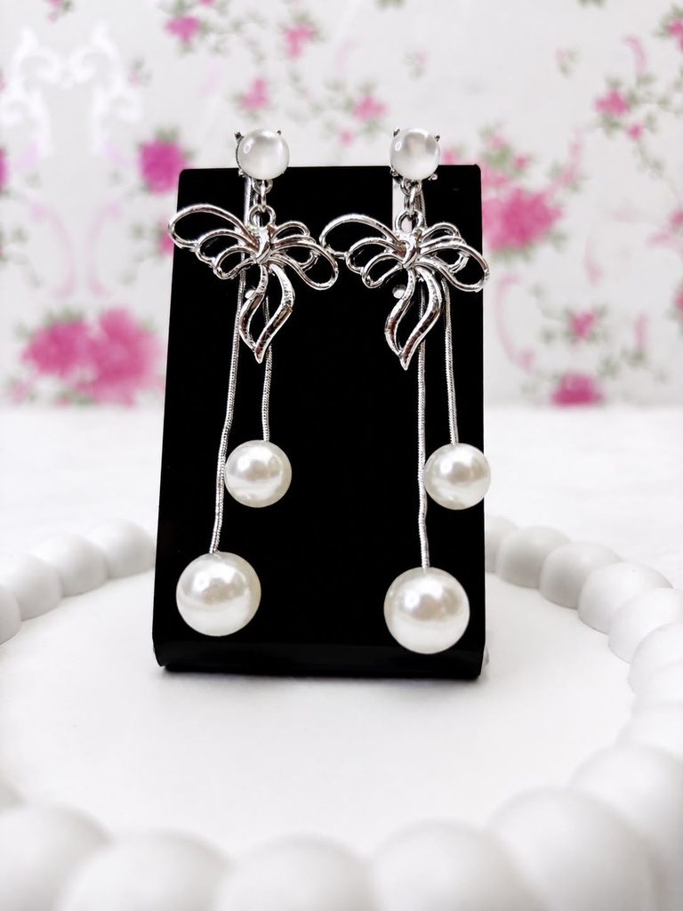 Luna Pearl Drops | Silver