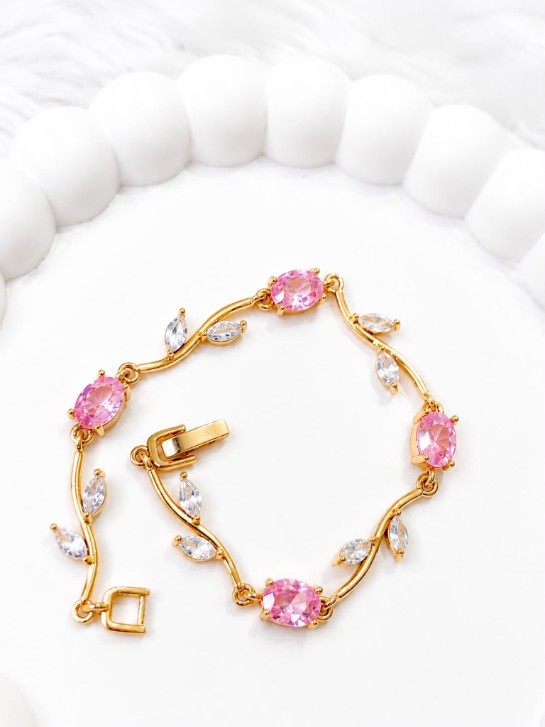Pink Ivy Bracelet