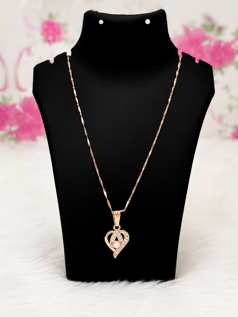Rose Gold Eternal Heart Pendant