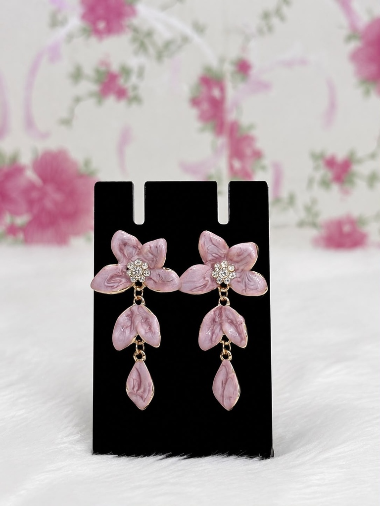 [ER004] Blush Bloom Drops | Pink