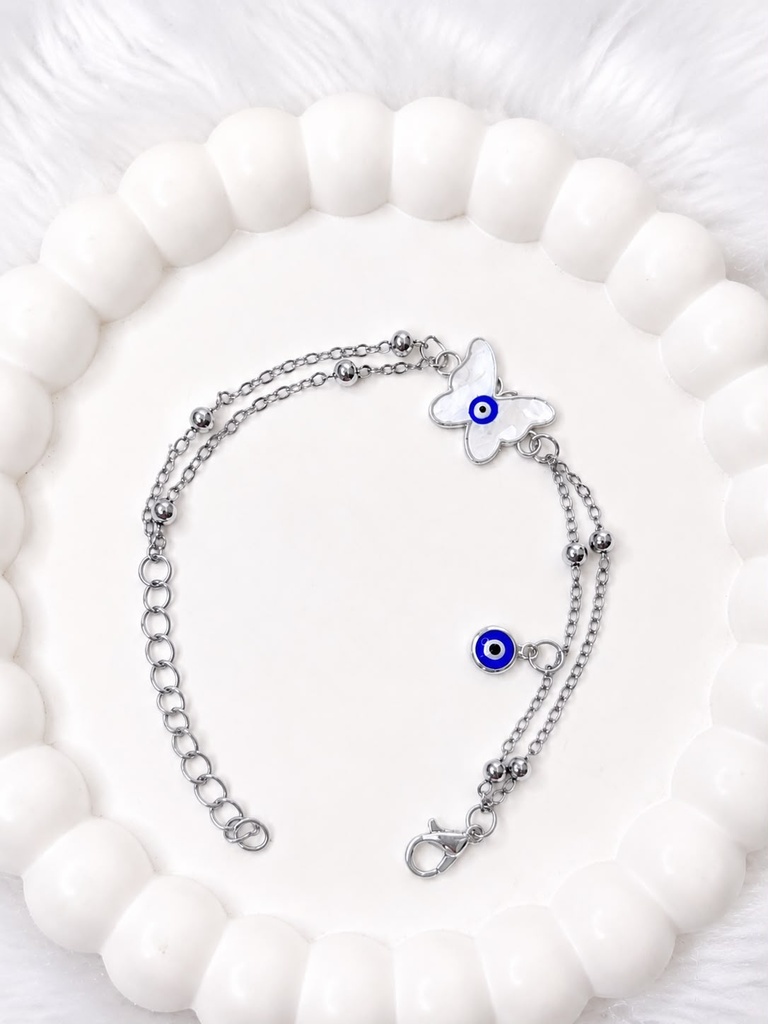 [BL009] Evil Eye Butterfly Bracelet