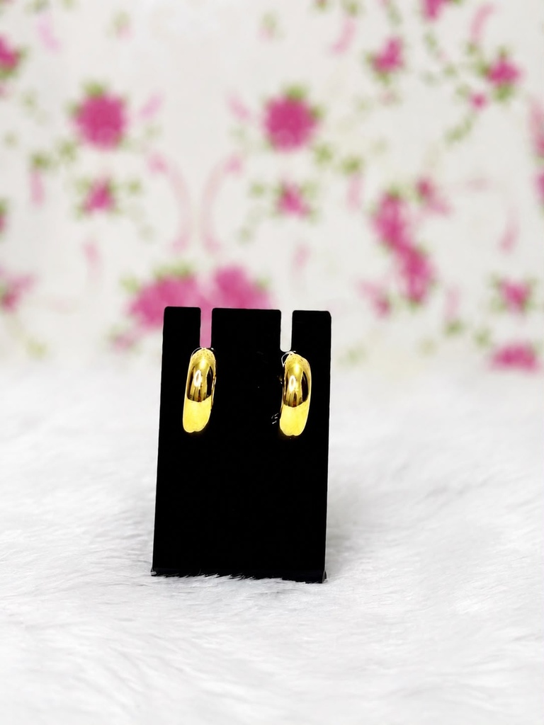 [ER012] Golden Curve Hoops