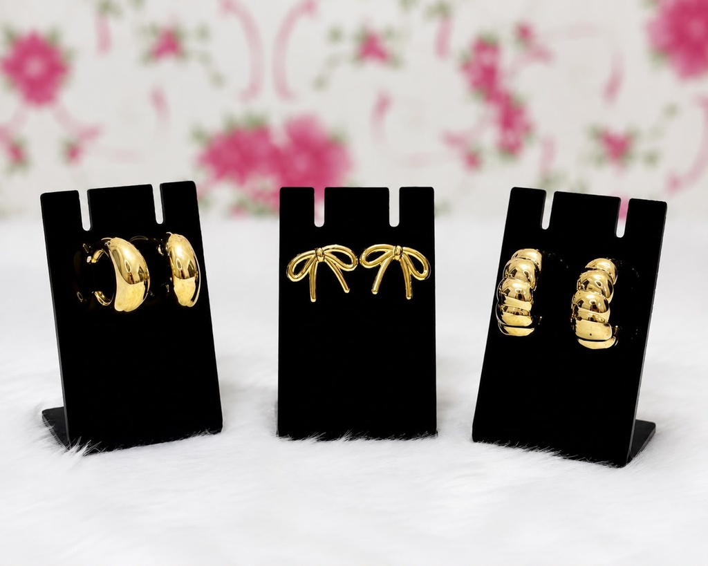 [CB003] Golden Trio Earrings Set