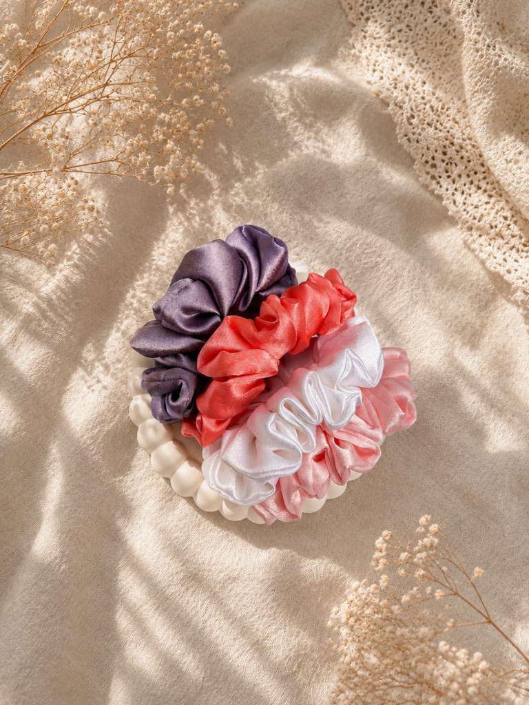 [96151900] Satin Smooth Scrunchies