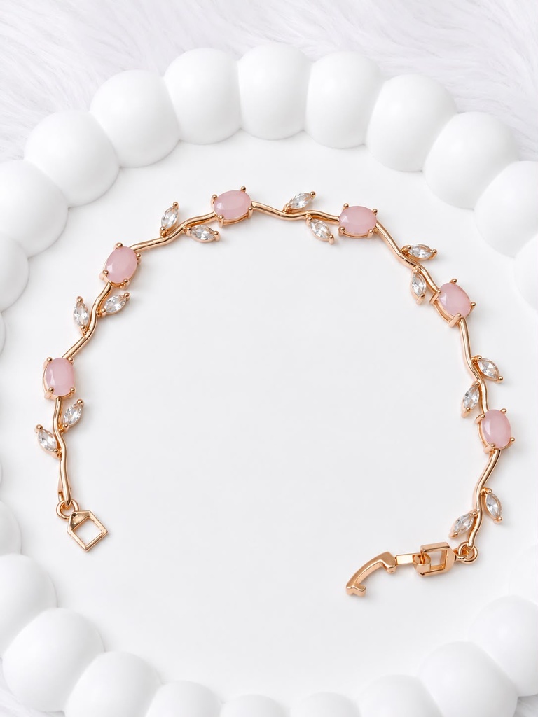 [BL015] Tulip Blush Vine Bracelet